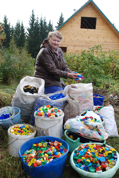 Мозаика из пробок