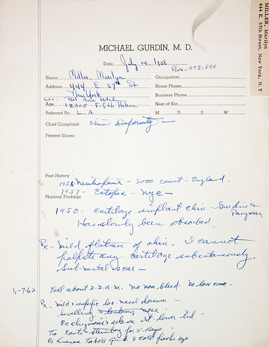 "Пластические тайны" Мэрилин Монро выставят на торги