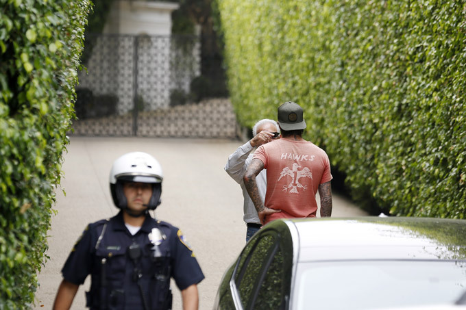 Дэвид Бекхэм протаранил автомобиль с женщиной-водителем