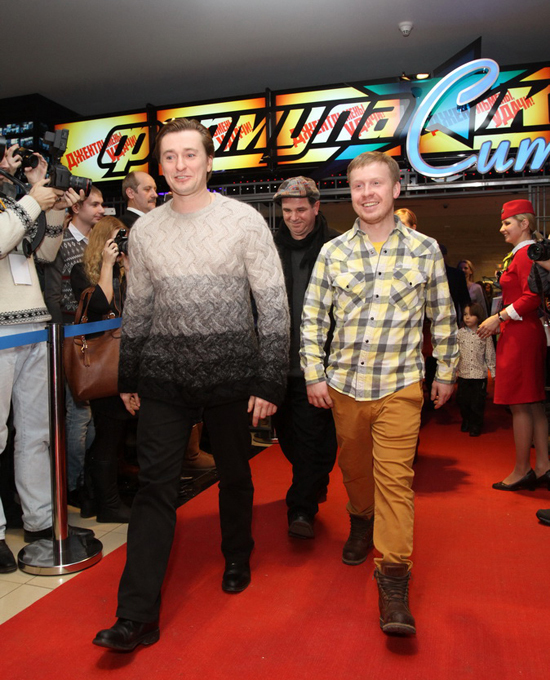 На премьере фильма "Джентльмены, удачи!"