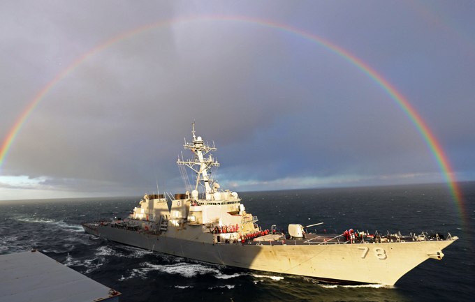 Эсминцы для Тихого океана. У причала