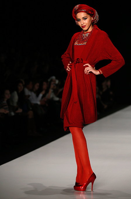 Коллекция Вячеслава Зайцева на Неделе моды в Москве