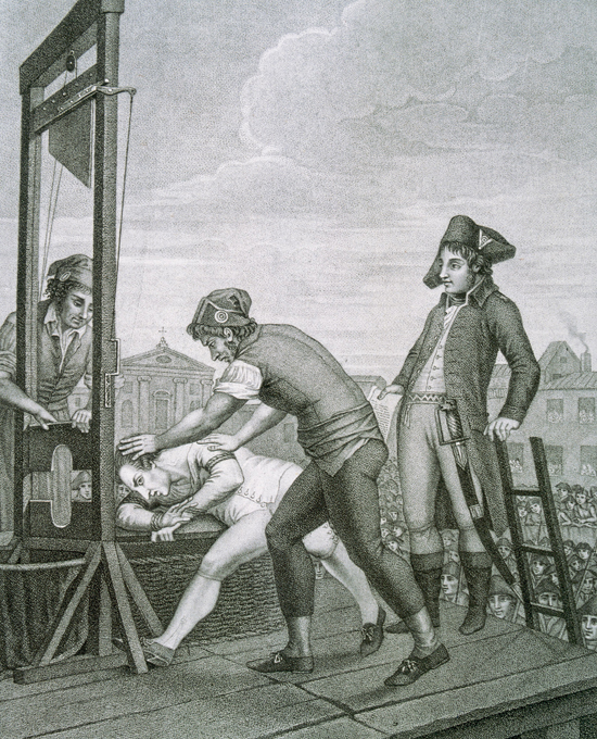 Гильотина: "Не вдова, а девица"