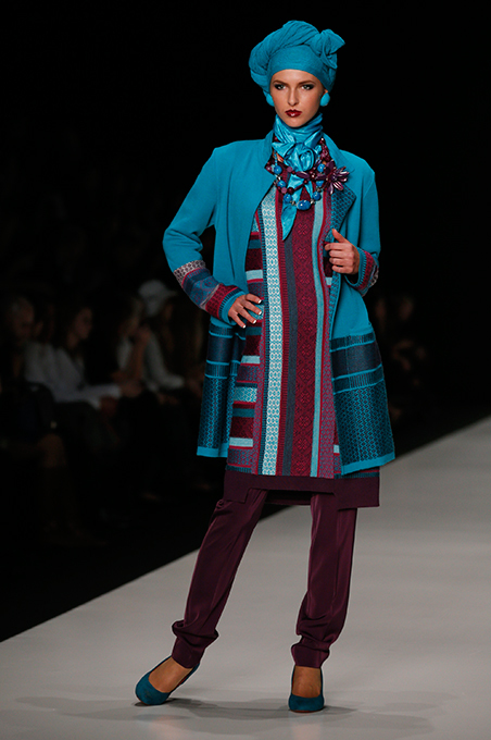 Коллекция Вячеслава Зайцева на Неделе моды в Москве