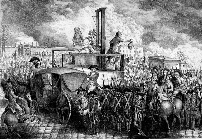 Гильотина: "Не вдова, а девица"