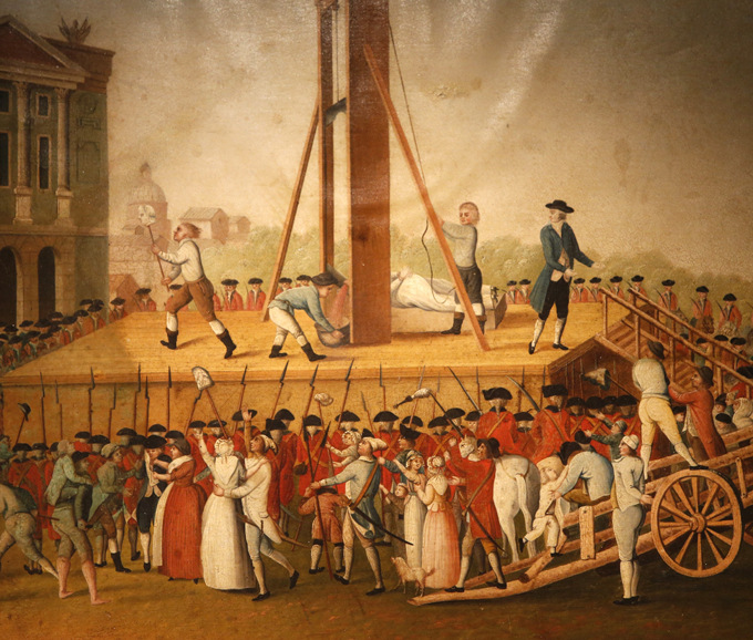 Гильотина: "Не вдова, а девица"