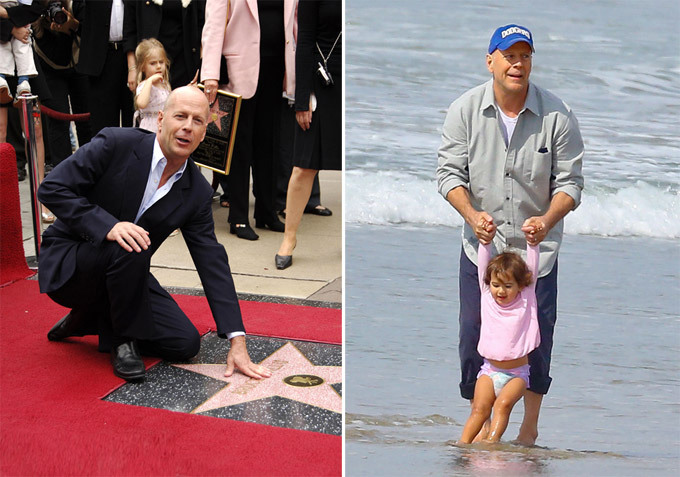 Брюс Уиллис на съемочной площадке и в быту