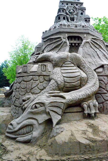 Самый высокий замок из песка