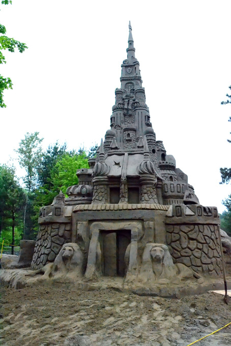 Самый высокий замок из песка