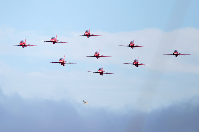 Пилотажная группа "Красные стрелы"