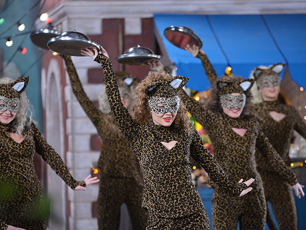 Съемка новогодней сказки "Красная Шапочка"