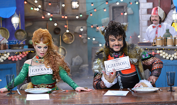 Съемка новогодней сказки "Красная Шапочка"