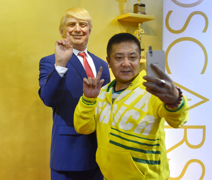 Чего только не увидишь! Президент США в Китае