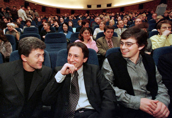 Сергей Бодров-младший на премьере