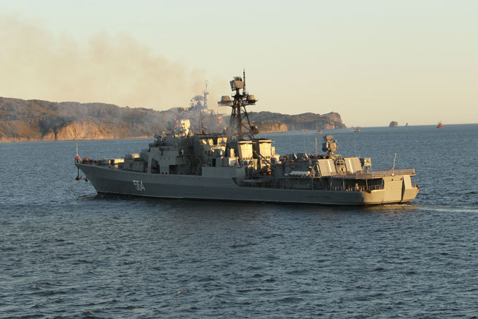 Тихоокеанский флот России. Освобожденные территории