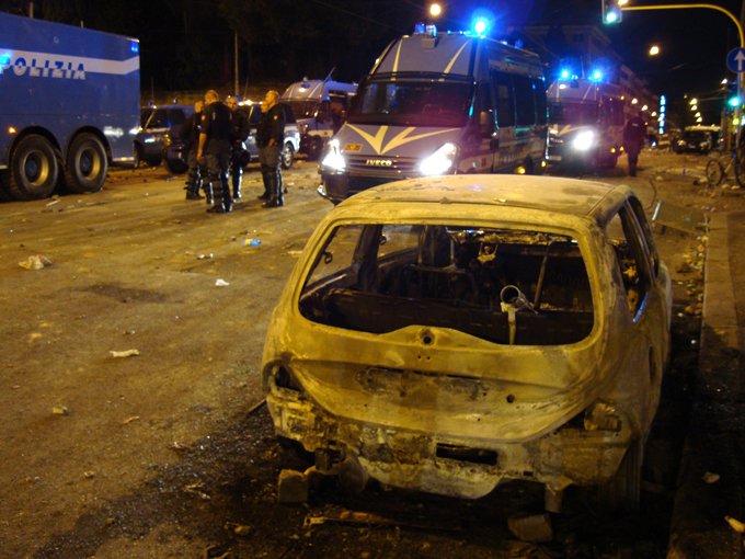 Массовые погромы в Риме: более 100 пострадавших