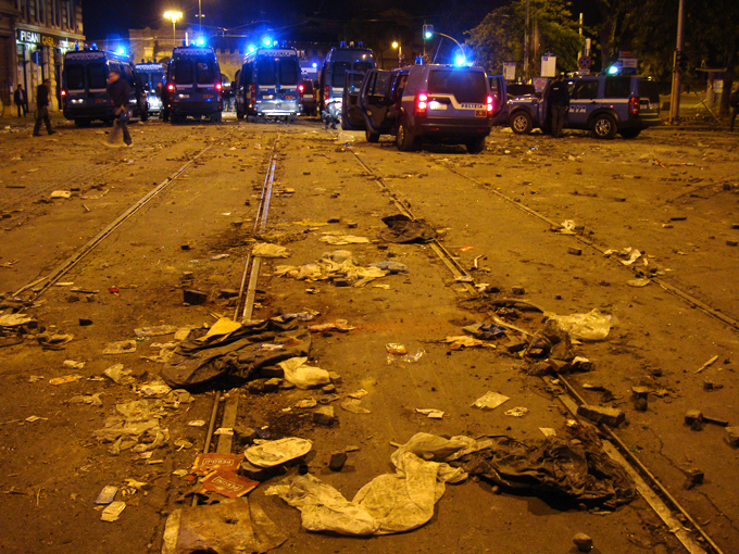 Массовые погромы в Риме: более 100 пострадавших