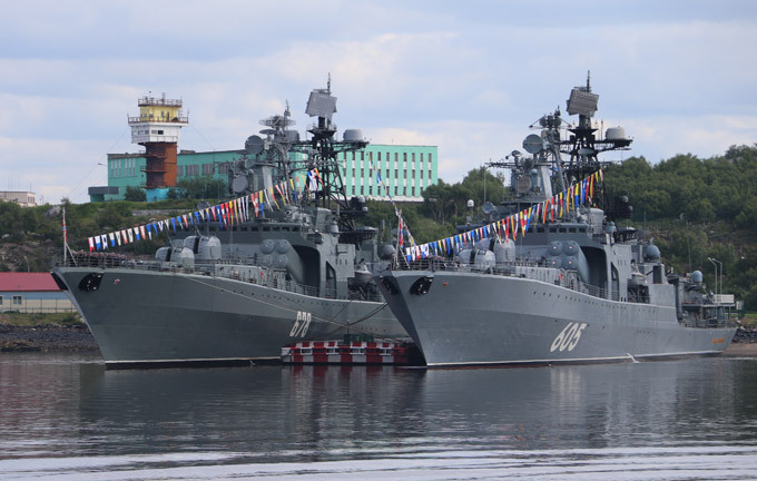 Профессиональный праздник морских героев. Североморск