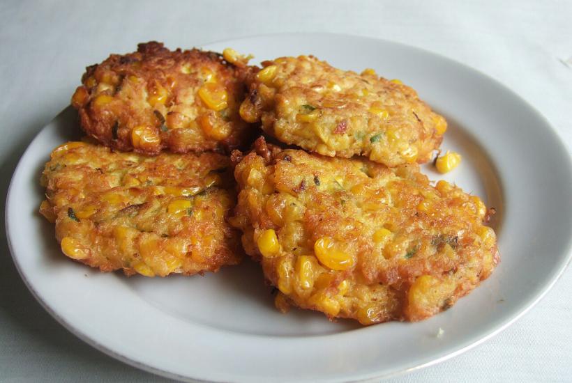 Оладьи с кукурузой