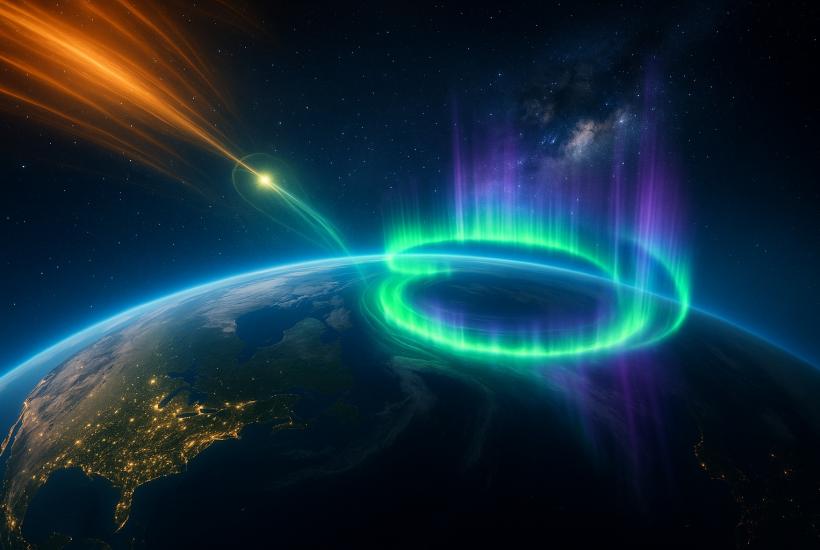 Земля во время магнитной бури