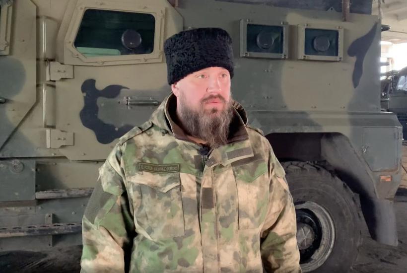 Командир первого стрелкового казачьего батальона "Терек" Португал