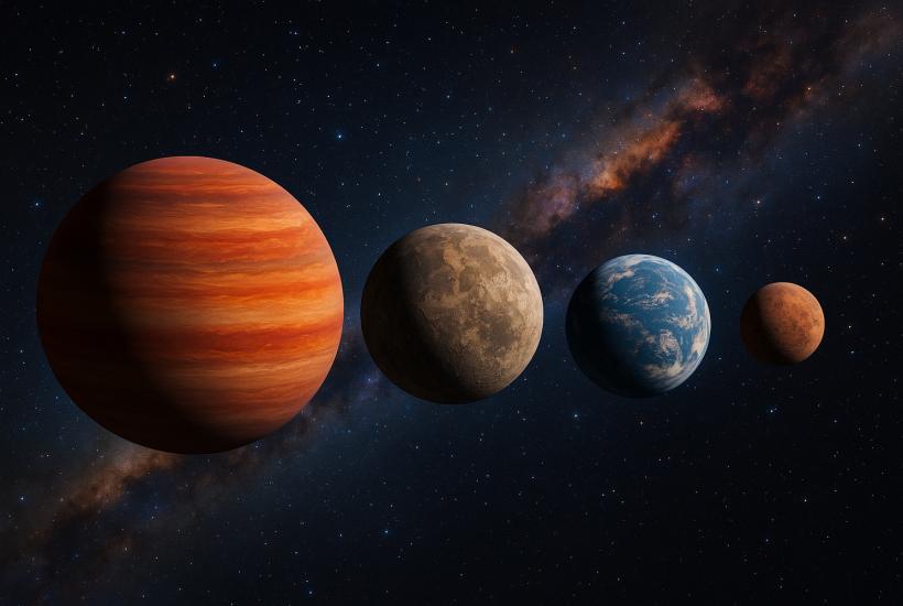 Экзопланеты разных типов