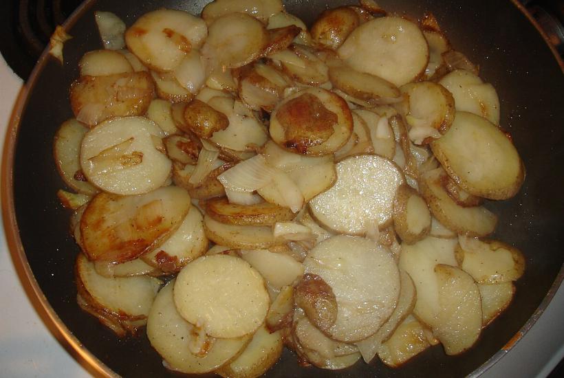 Жареная картошка Жареная картошка