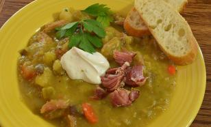 Гороховый суп с ветчиной: он будет сытным и густым