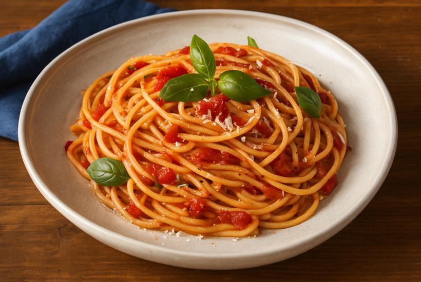 Паста с перцем чили