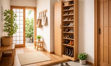 Обуви много, места нет? Японский подход расширяет прихожую без ремонта