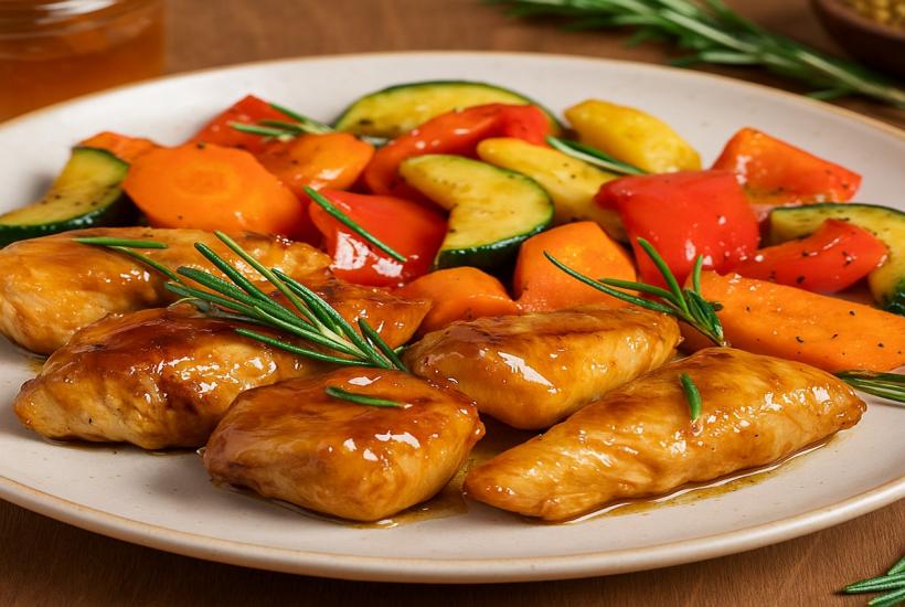 Индейка с овощами