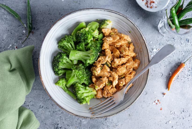 Куриные грудки с брокколи