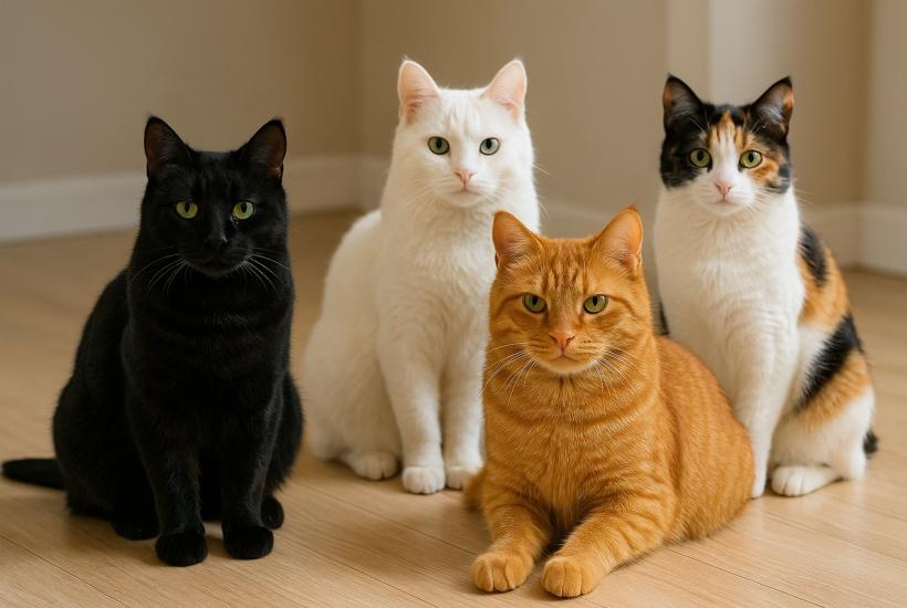 Кошки разных цветов