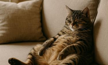 Американские учёные: свободный доступ к корму вызывает ожирение у кошек за 18 недель