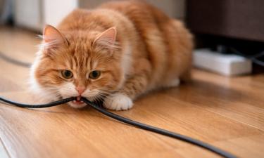 Кошка снова тянется к проводам? Один запах мгновенно отбивает охоту к опасной игре