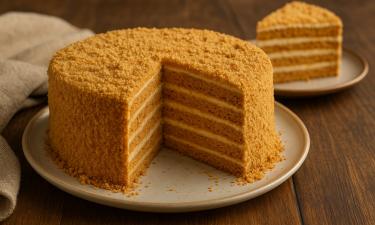 Русский медовый торт с жжёным мёдом требует выдержки до 8 часов — Allrecipes