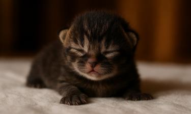 Тайна первых дней: зачем природа отключает зрение у новорождённых котят