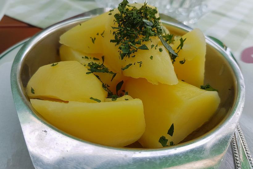 Вареный картофель Вареный картофель