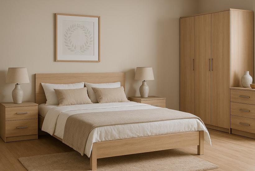 минималистичная спальня