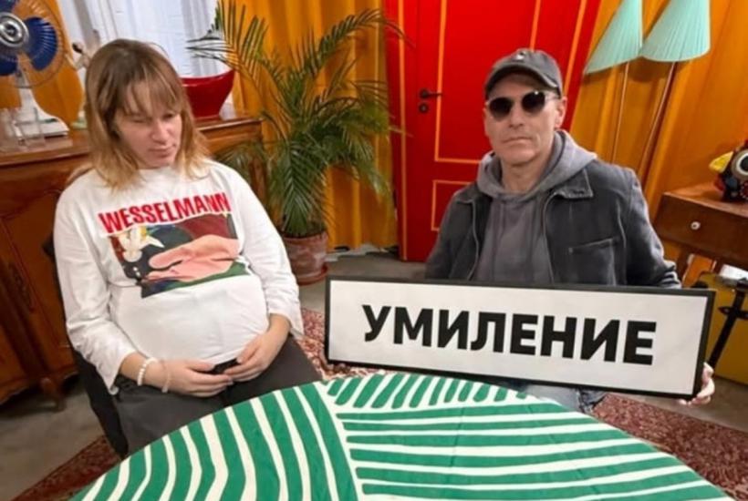 Телеведущий Михаил Шац с дочерью Телеведущий Михаил Шац с дочерью