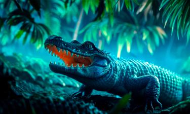 Это не сюжет Парка Юрского периода, а реальность: крокодил, способный загрызть Тирекса