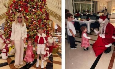 Вдова Валентина Юдашкина показала, как внуки отмечают Рождество в США