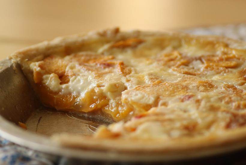 Пирог с персиками Пирог с персиками