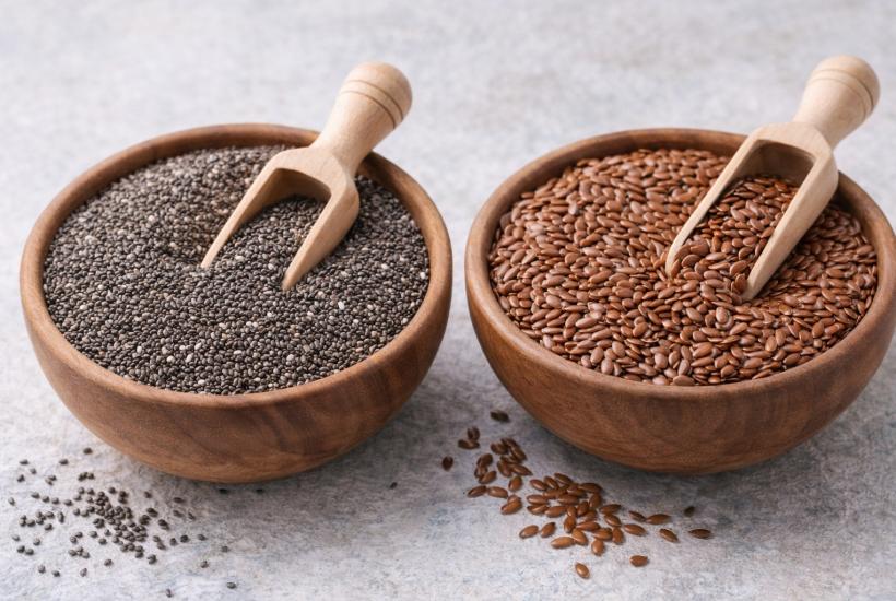 Семена чиа и льна