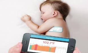 В России разработан термометр-наклейка с приложением для смартфонов