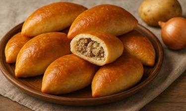 Кефирное тесто позволяет готовить пирожки без ручной лепки