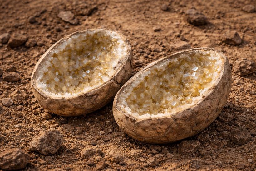 Окаменелое яйцо динозавра