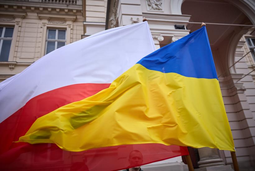 Флаг Украины и Польши