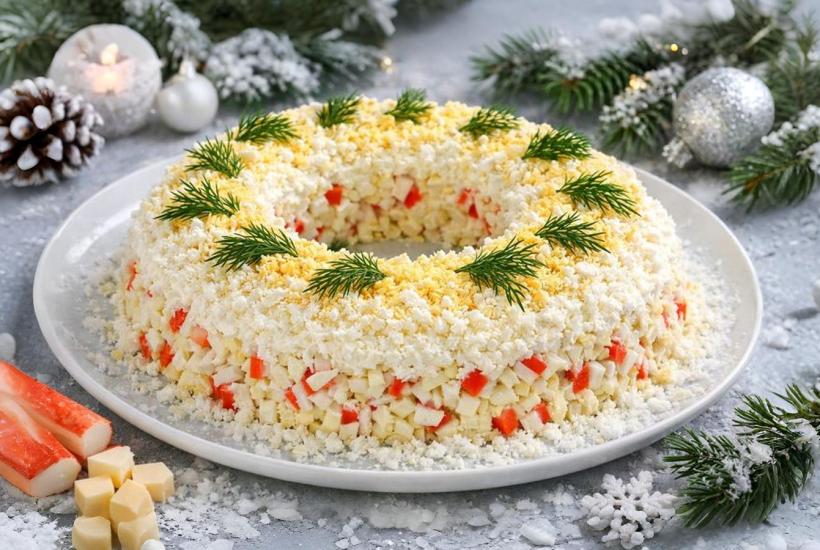 Салат Снежная сказка