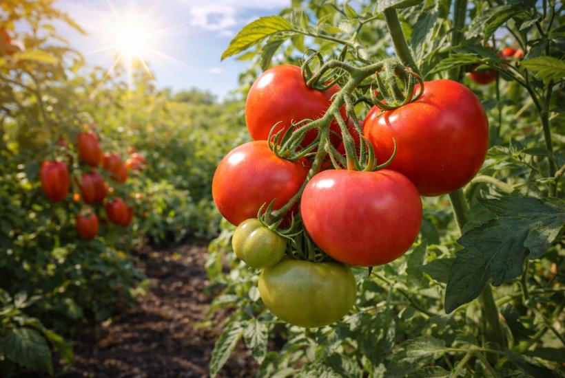 Томаты на ветке